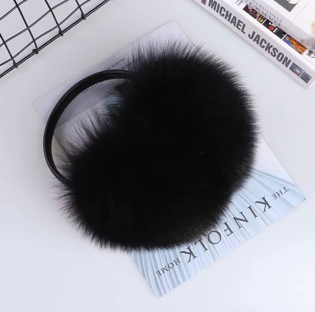Fox & Raccoon Fur Earmuffs