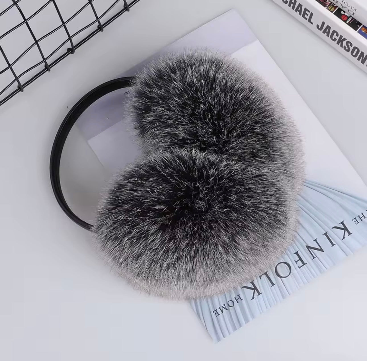 Fox & Raccoon Fur Earmuffs