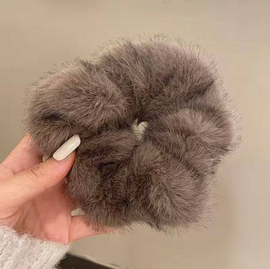 Plush Soft Fur Scrunchie