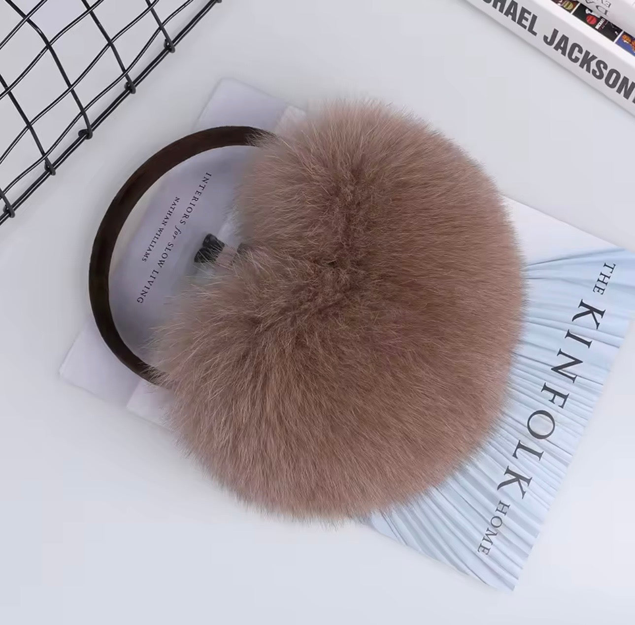 Fox & Raccoon Fur Earmuffs