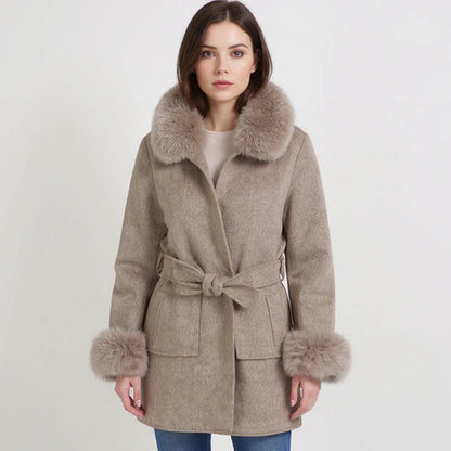 Eternal Snow Fur Coat