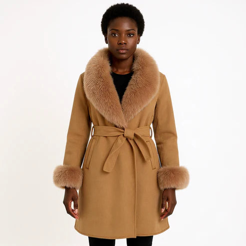Moonlight Chic Fur Coat