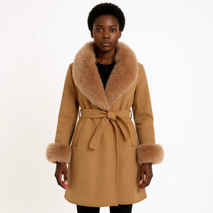 Moonlight Chic Fur Coat