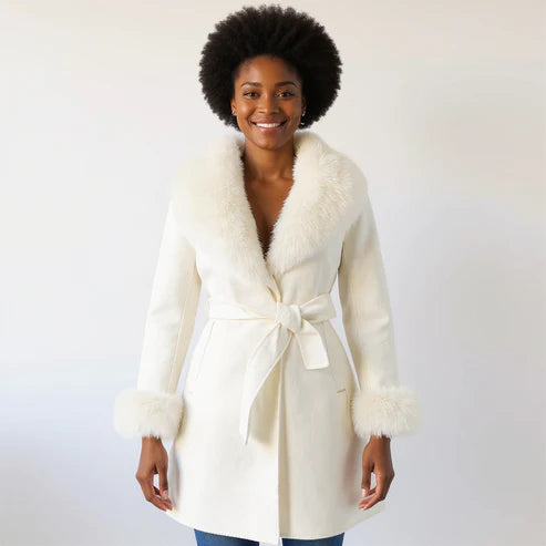Moonlight Chic Fur Coat