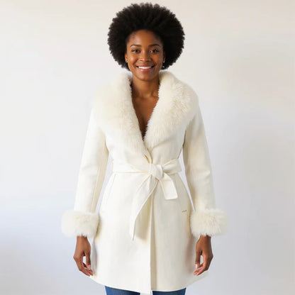 Moonlight Chic Fur Coat