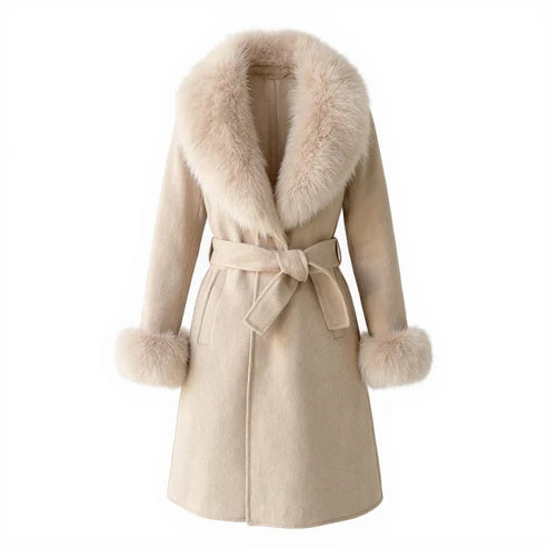 Moonlight Chic Fur Coat