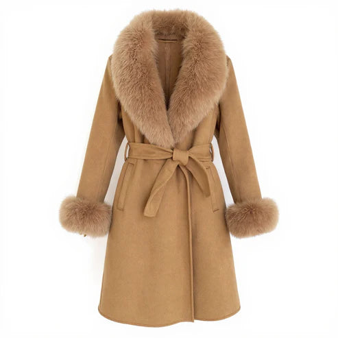 Moonlight Chic Fur Coat