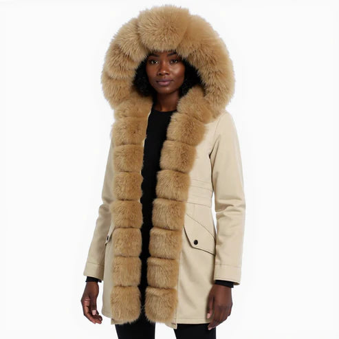 Snow Blossom Fur Jacket