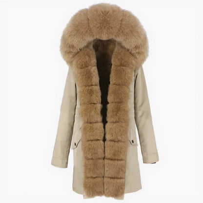 Snow Blossom Fur Jacket