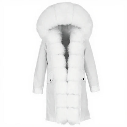 Snow Blossom Fur Jacket